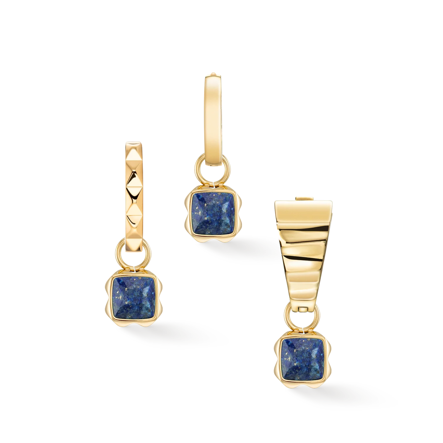 Birthstone September Charm Lapis Lazuli Gold - Image 3