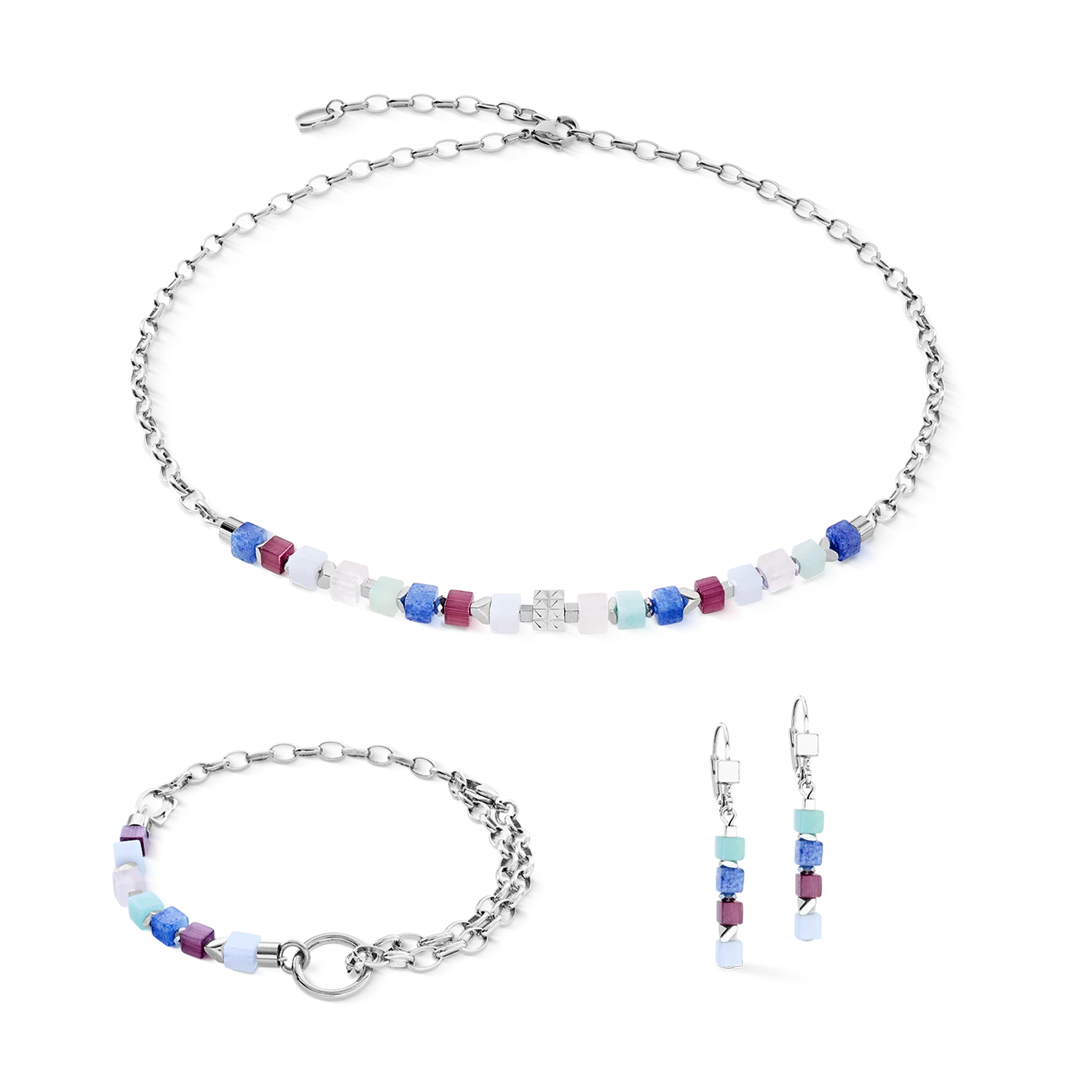 Bracelet Cube Mosaic Lumina Silver - Image 3