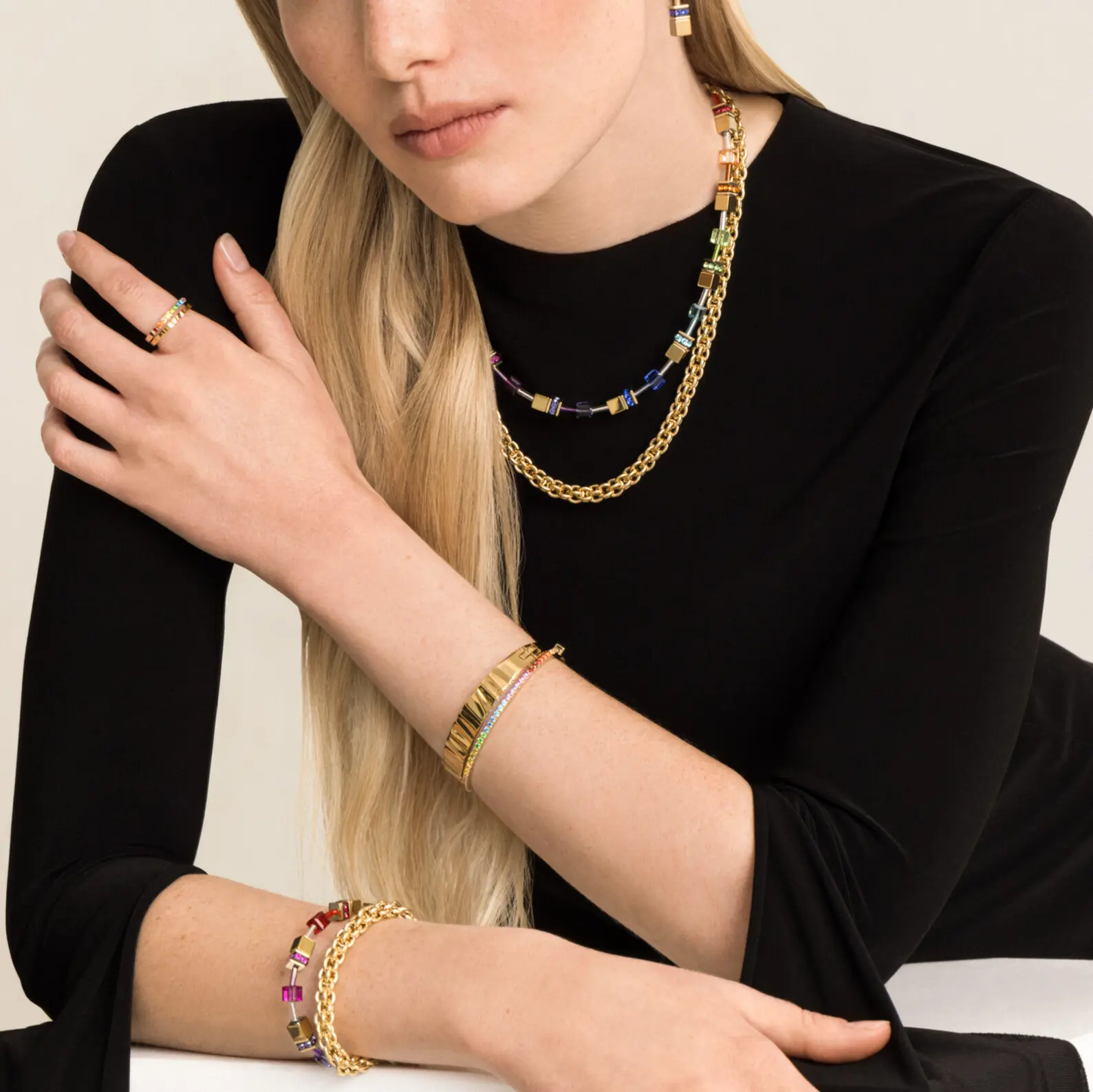 Bracelet Mesh Chain Classic gold - Image 4