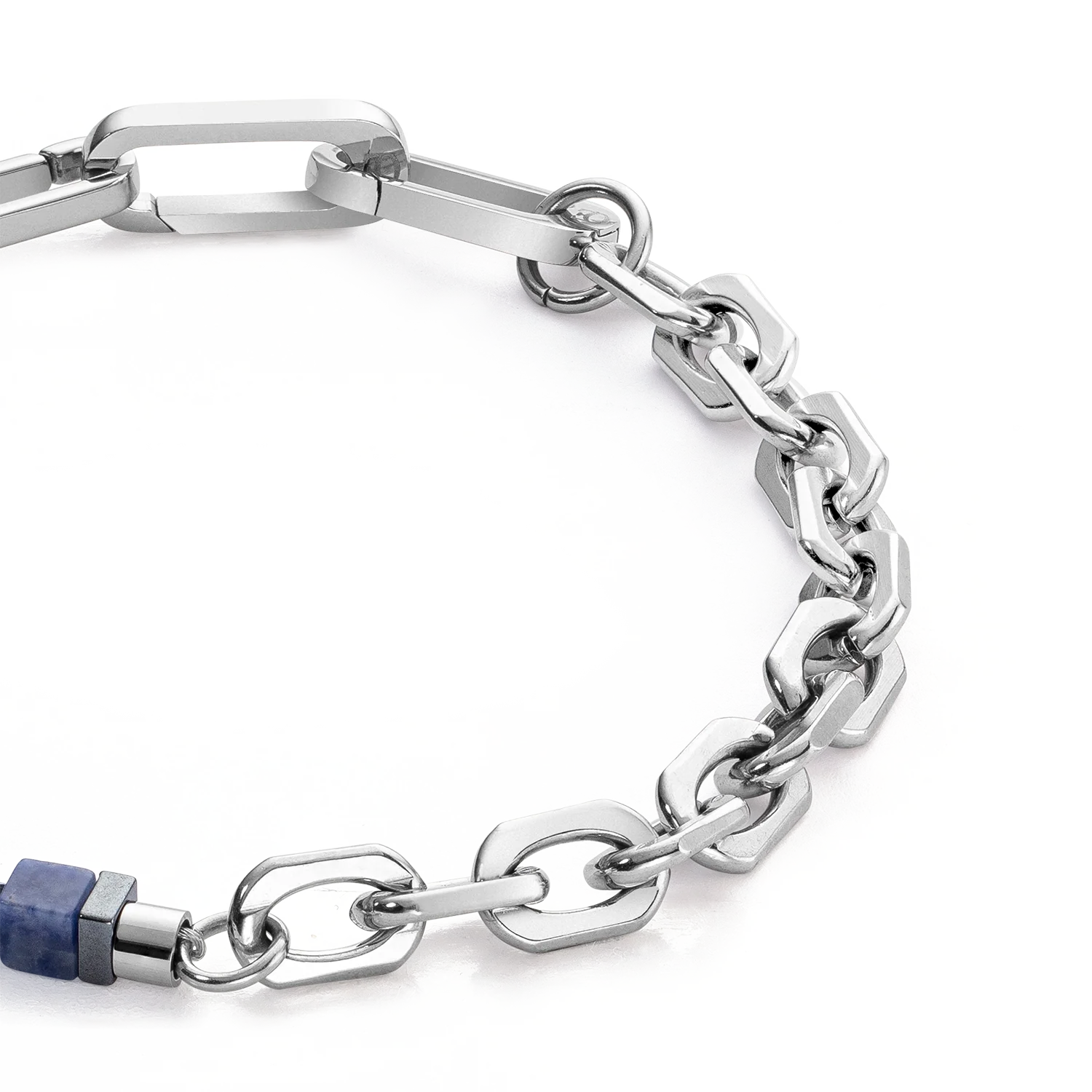 Bracelet Precious Fusion link chain blue-silver - Image 2
