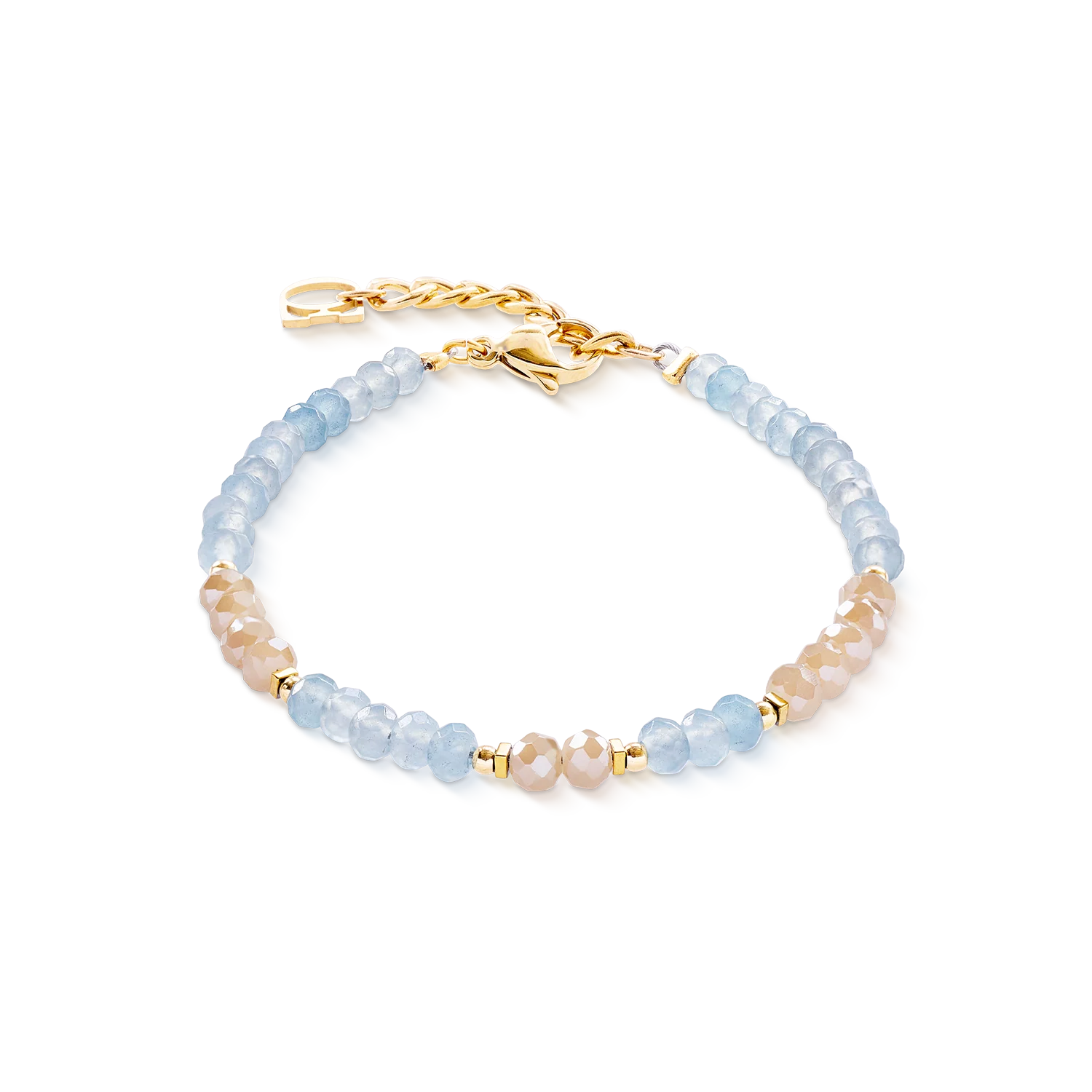 Bracelet Rhythm Jade Sky gold