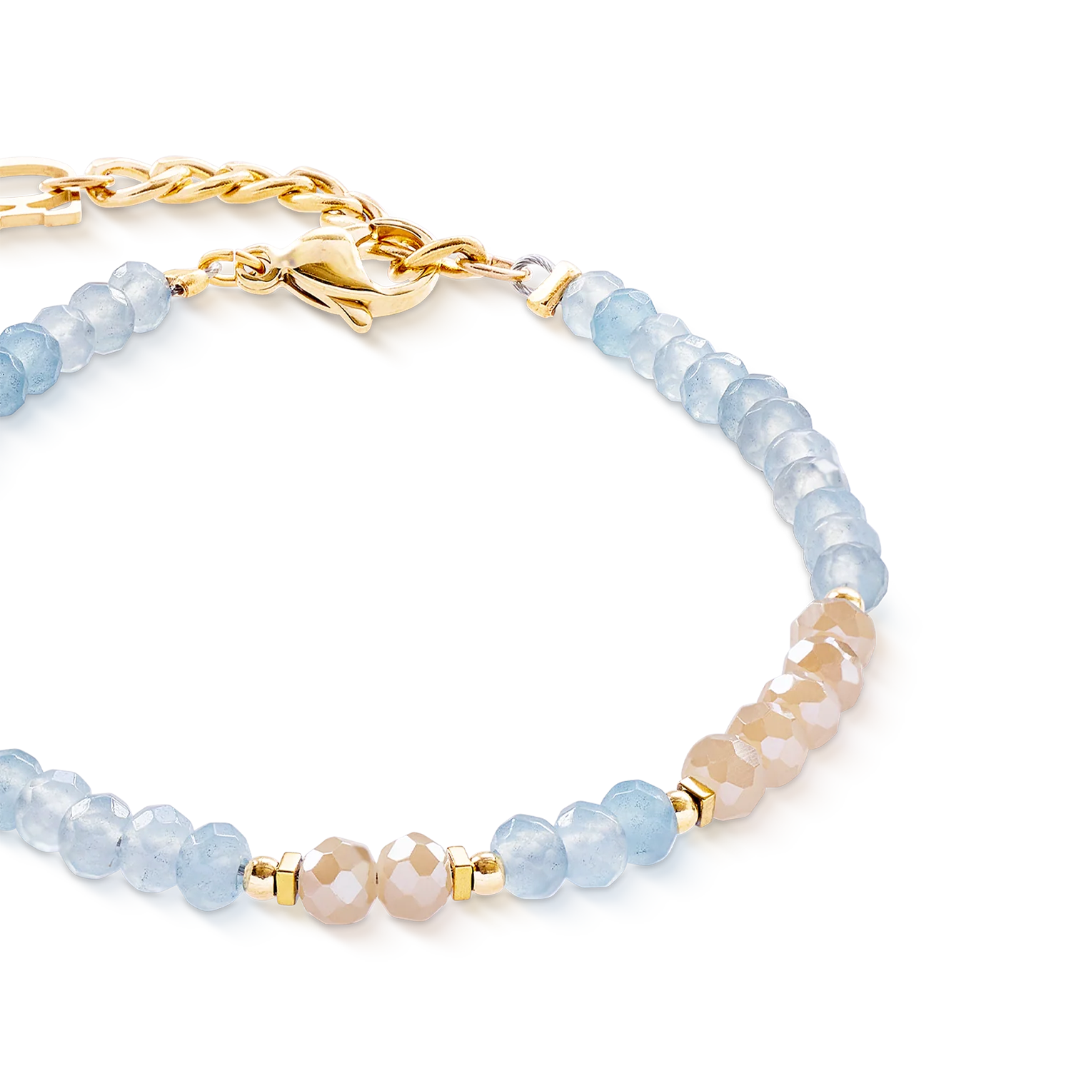 Bracelet Rhythm Jade Sky gold - Image 2