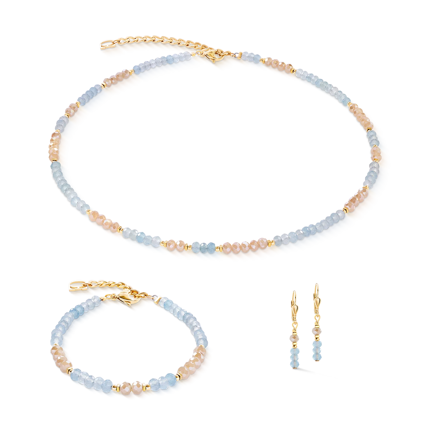 Bracelet Rhythm Jade Sky gold - Image 3