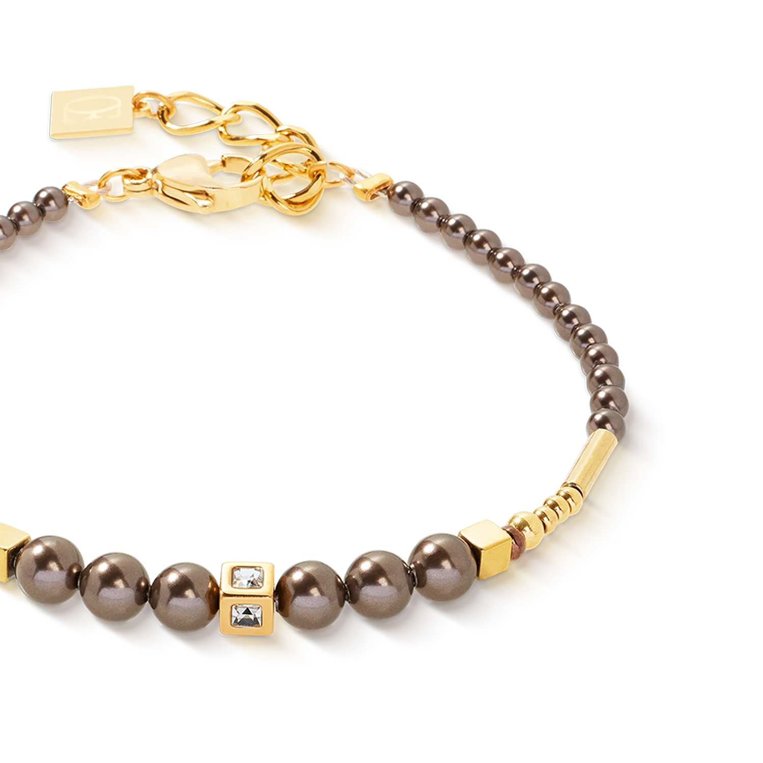 Bracelet Shimmering Princess Pearls gold-brown - Image 2