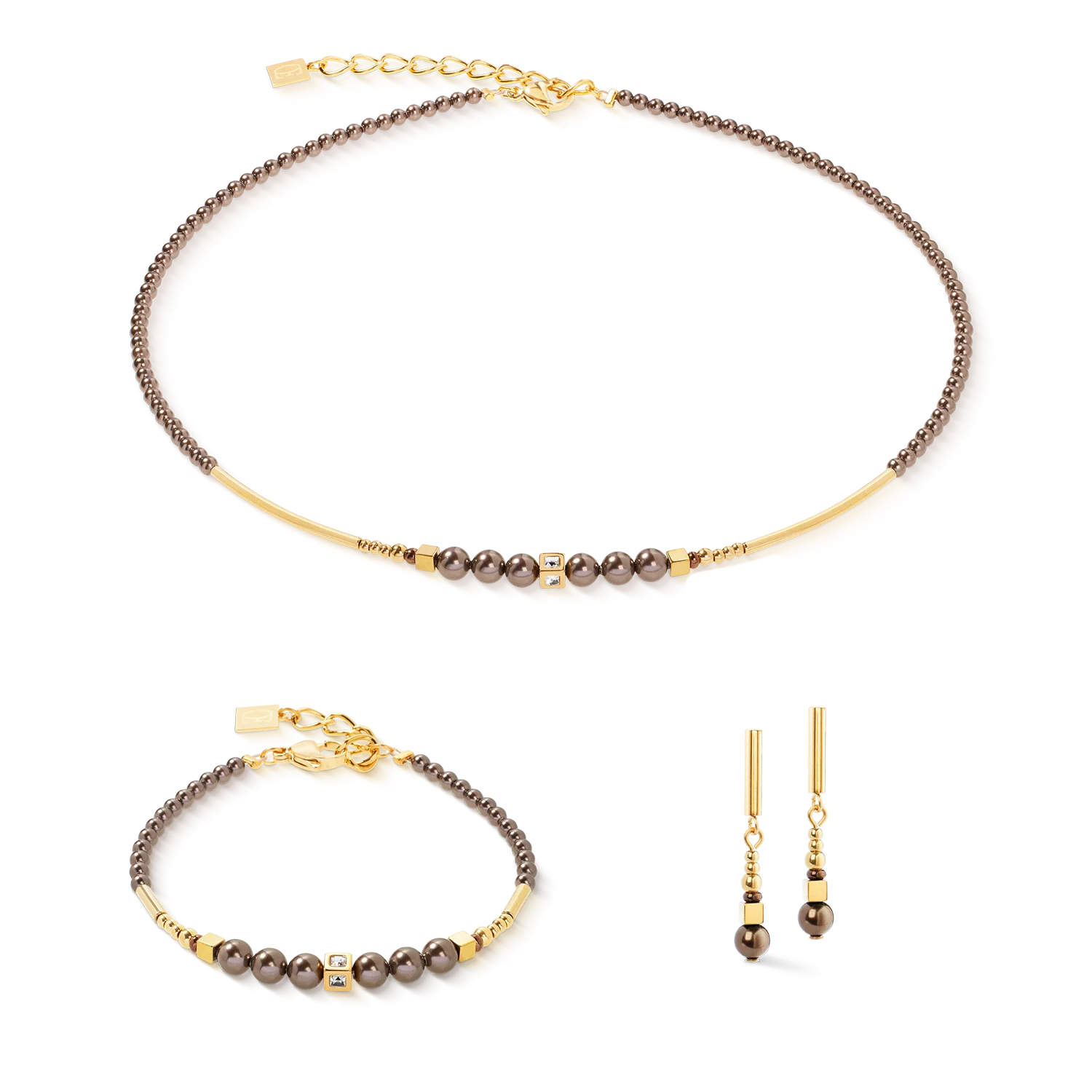 Bracelet Shimmering Princess Pearls gold-brown - Image 3