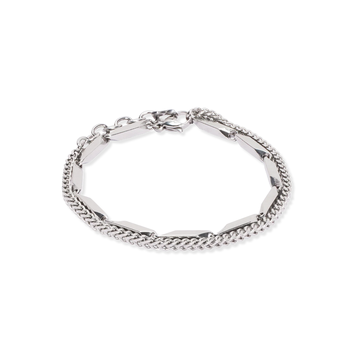 Bracelet Twisted Layers silver