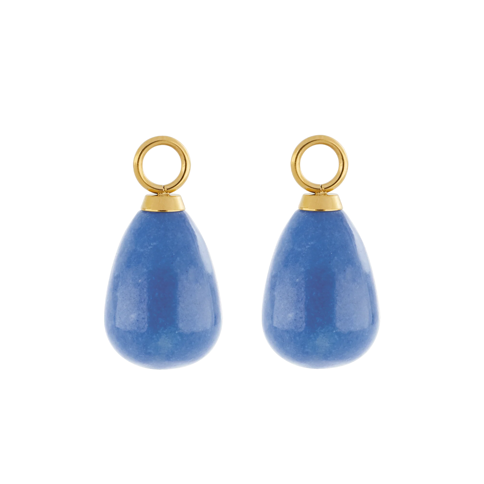 EAR ME UP Charm Drops Gold-Blue - Image 2