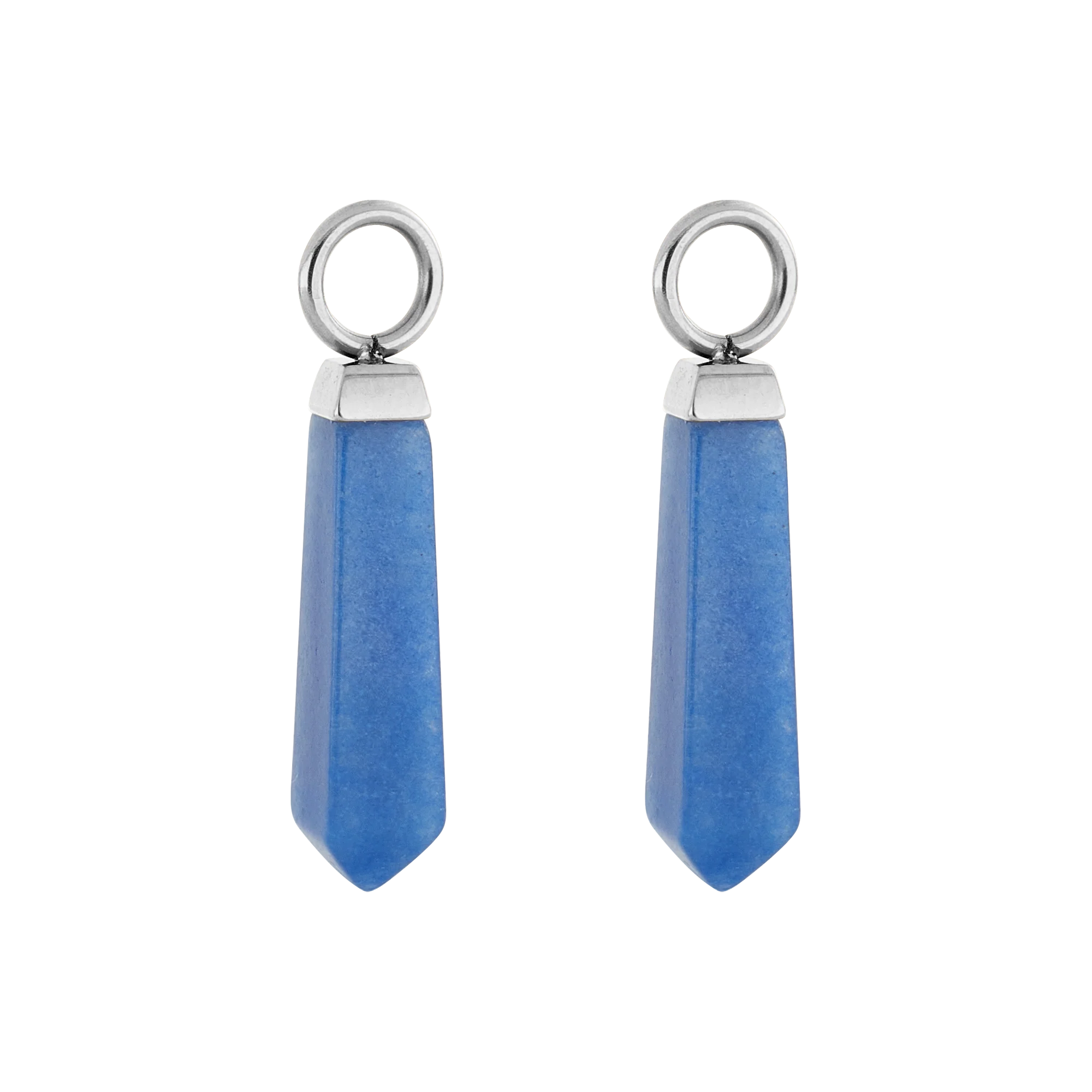 EAR ME UP Charm Obelisk Silver-Blue - Image 2