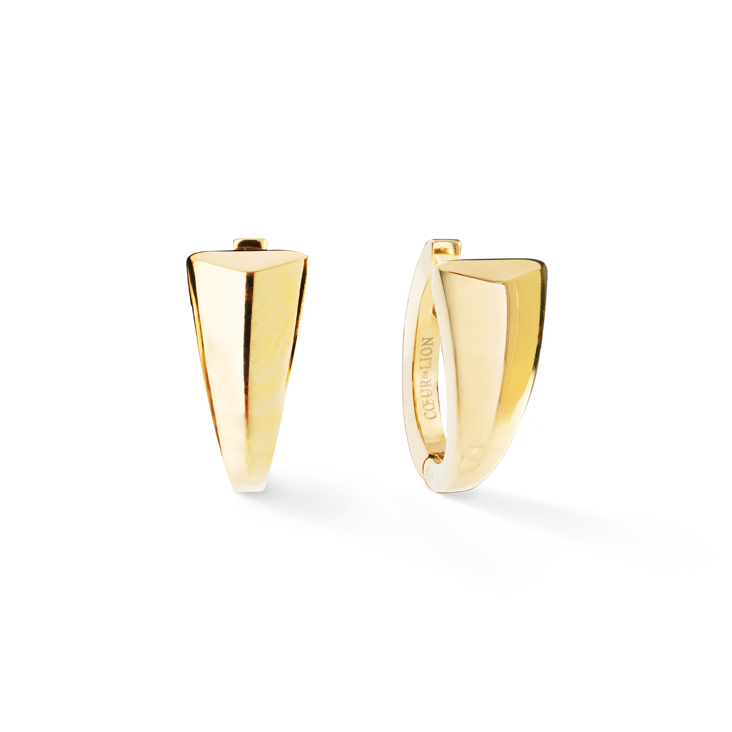 EAR ME UP Creole Tapered Gold