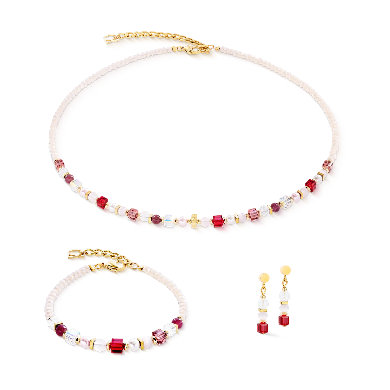 Earrings Princess Mix rosé blush - Image 3