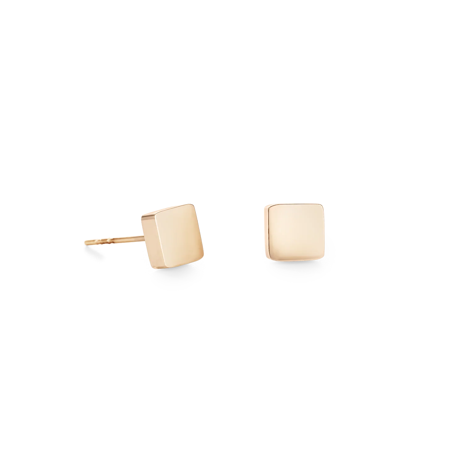 Earrings Square stainless steel rose gold