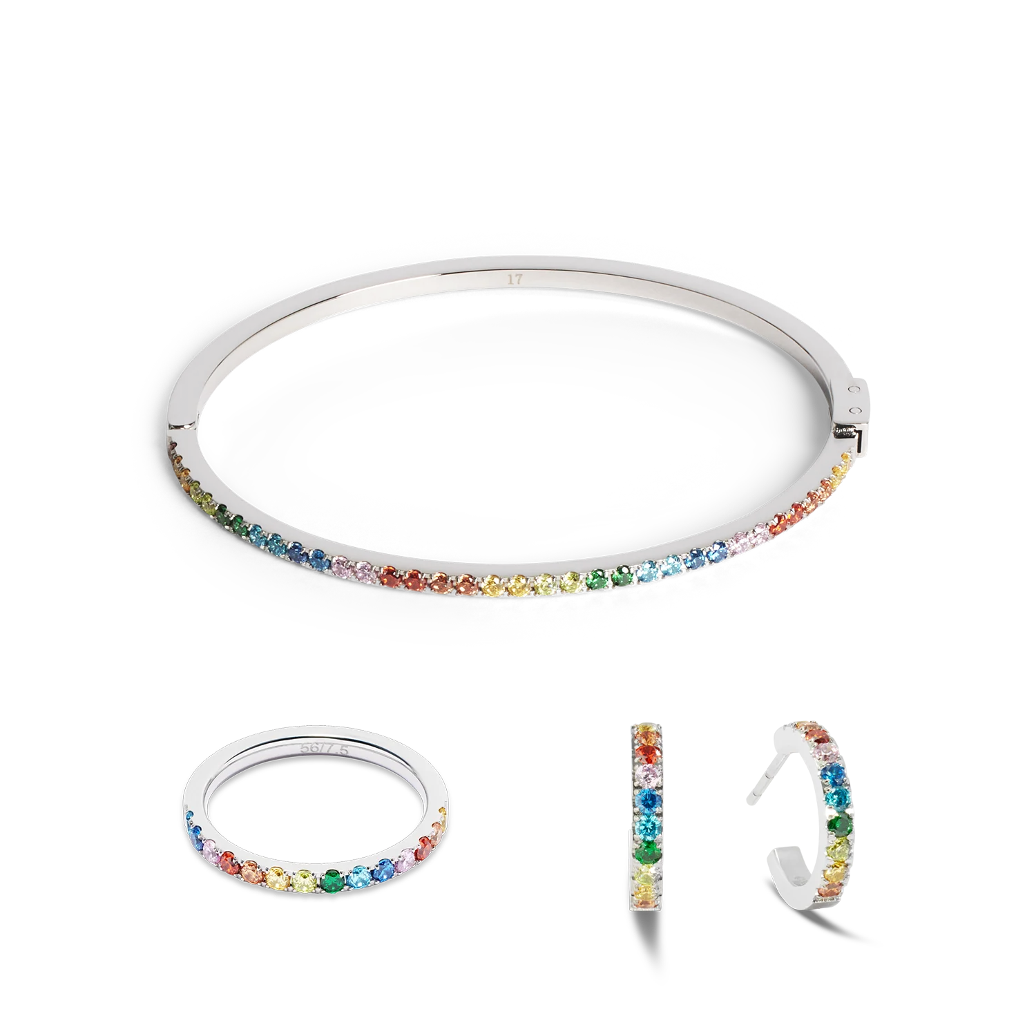Eternal Love Hoop mini silver-multicolour - Image 3