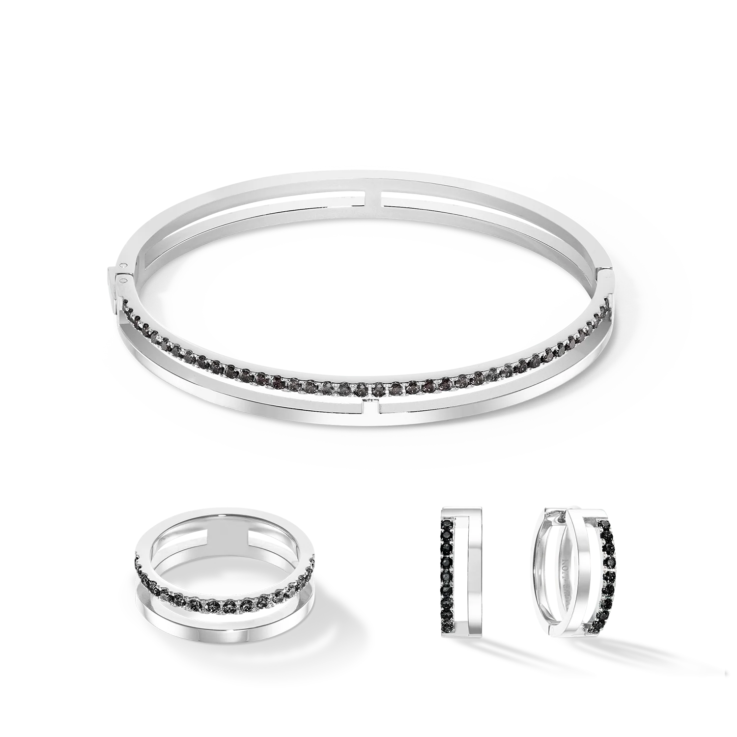 Eternal Unity Bangle silver-black - Image 3