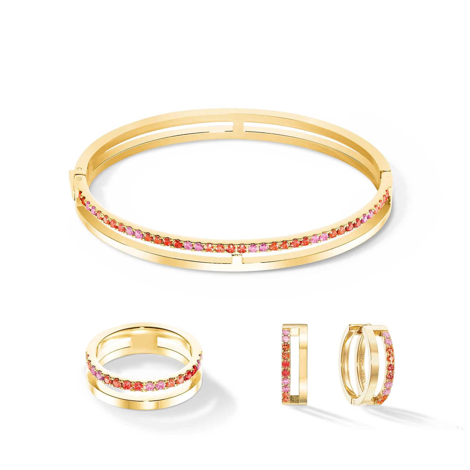 Eternal Unity Hoops gold-red - Image 3
