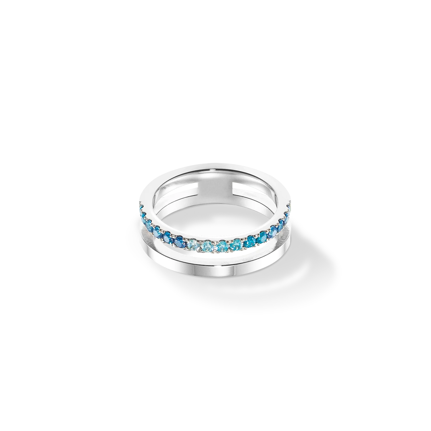 Eternal Unity Bague argent-bleu