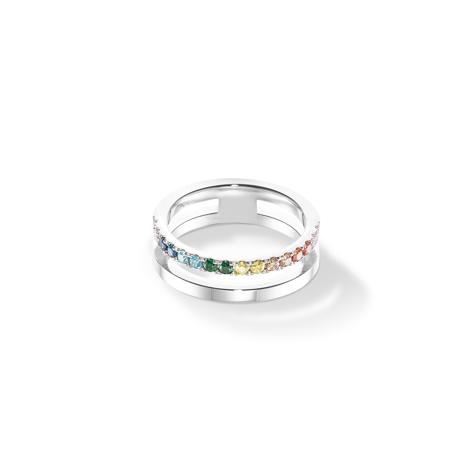 Eternal Unity Bague argent-noir