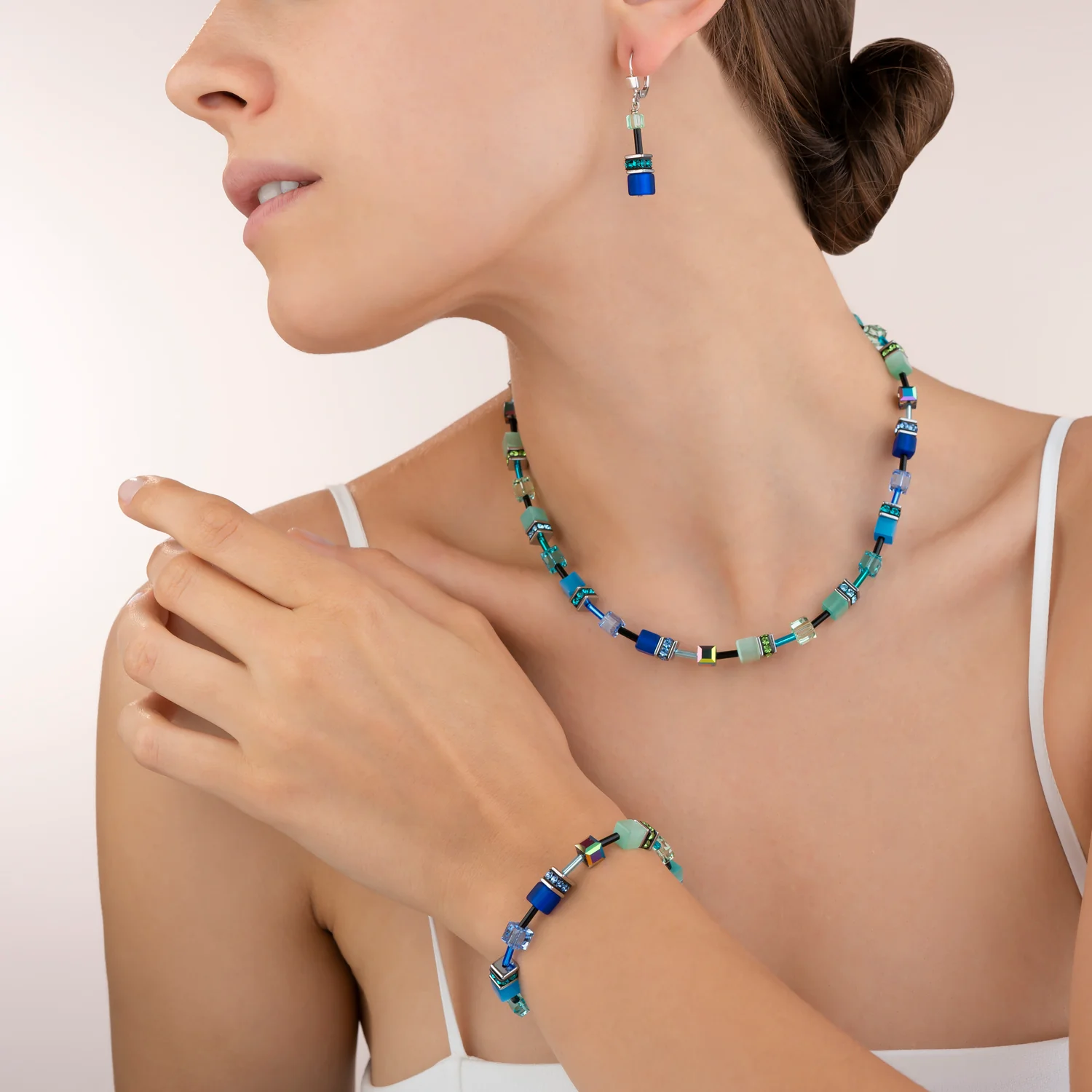 GeoCUBE® Bracelet blue-green - Image 4