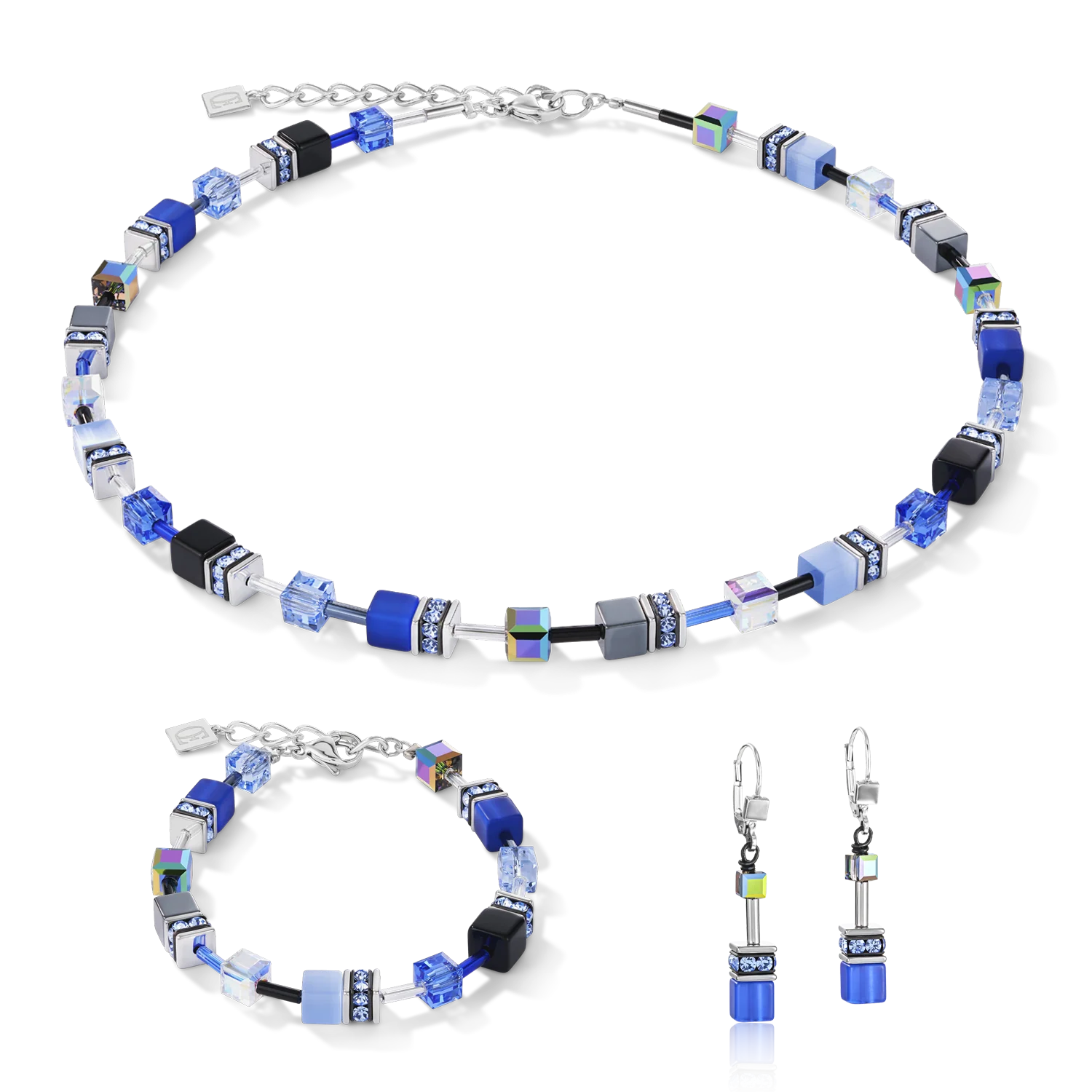 GeoCUBE® Bracelet cobalt blue - Image 3