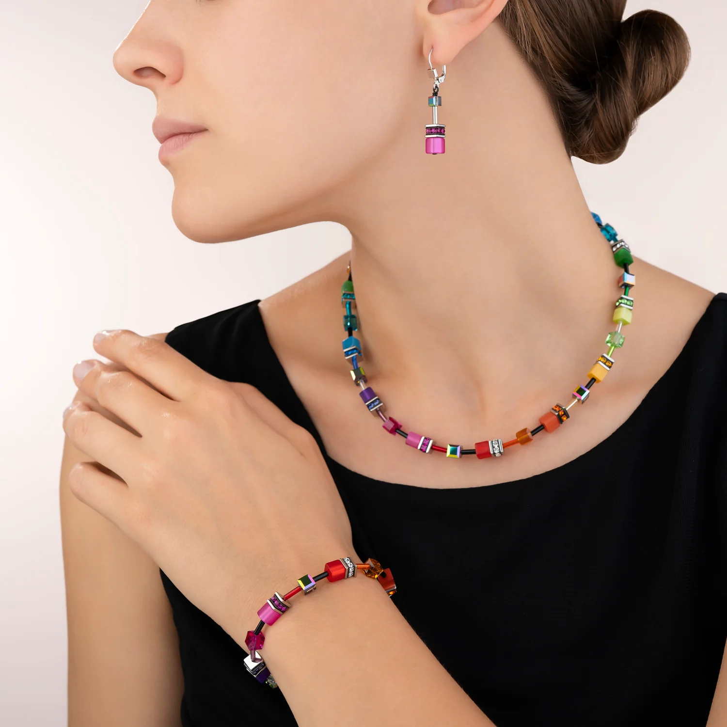 GeoCUBE® Bracelet multicolour rainbow - Image 4