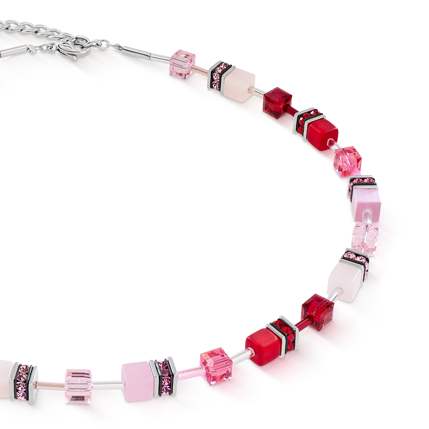 GeoCUBE® Iconic necklace rosé blush - Image 2