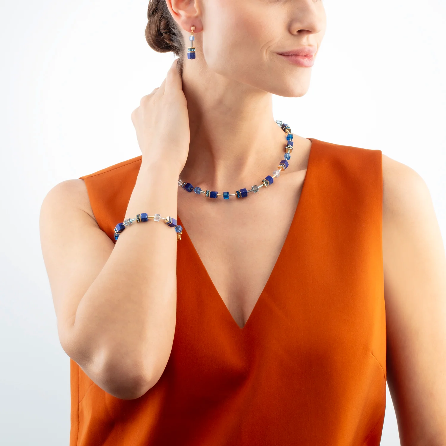 GeoCUBE® Iconic Precious bracelet blue - Image 4