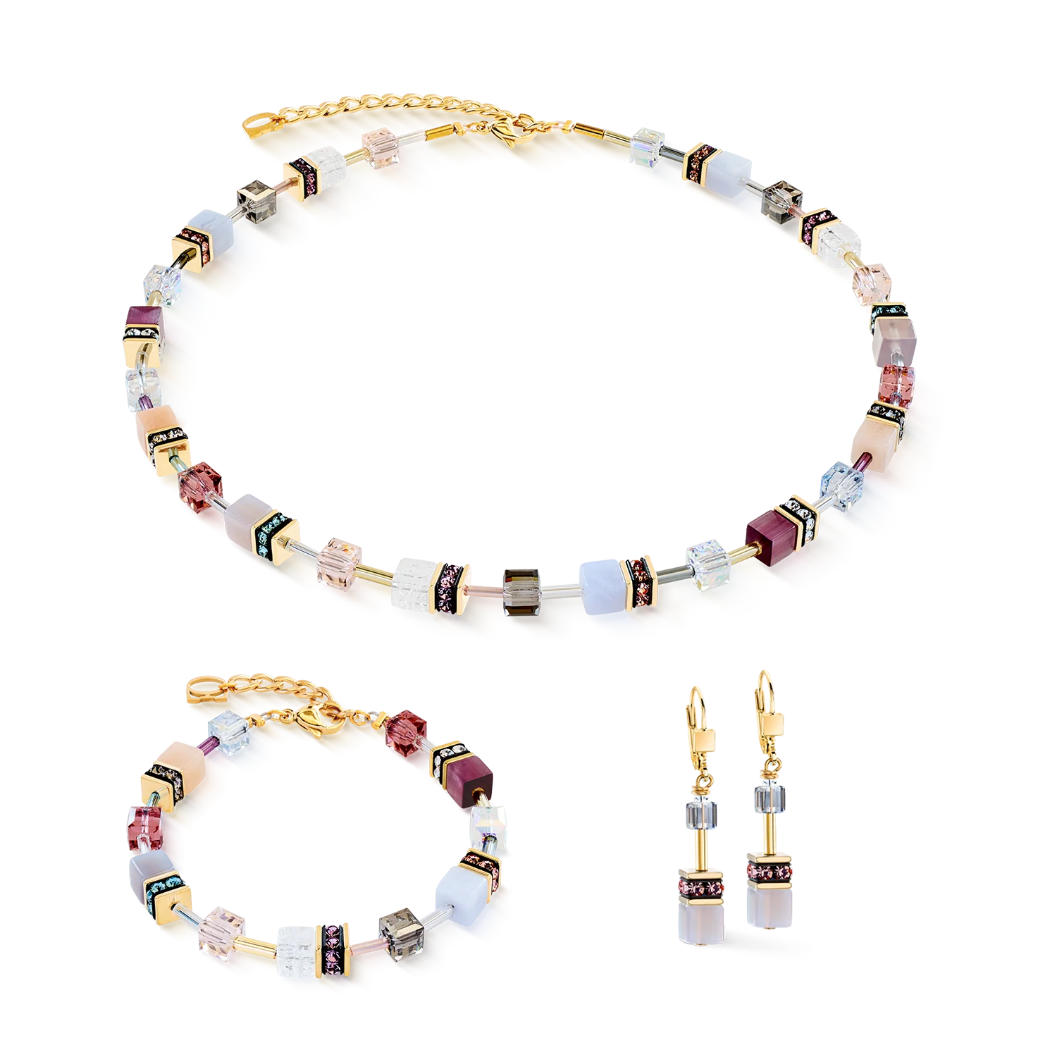 GeoCUBE® Iconic Precious bracelet Golden Blush - Image 3