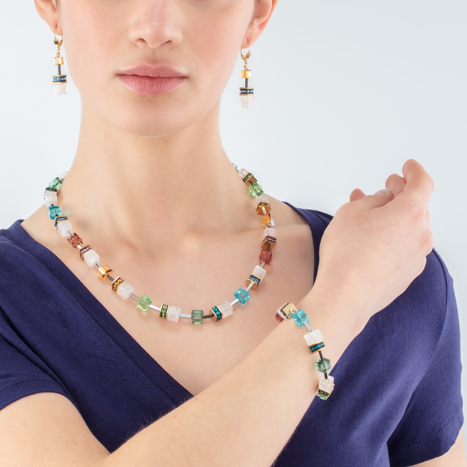 GeoCUBE® Iconic Statement Precious bracelet multicolour - Image 4