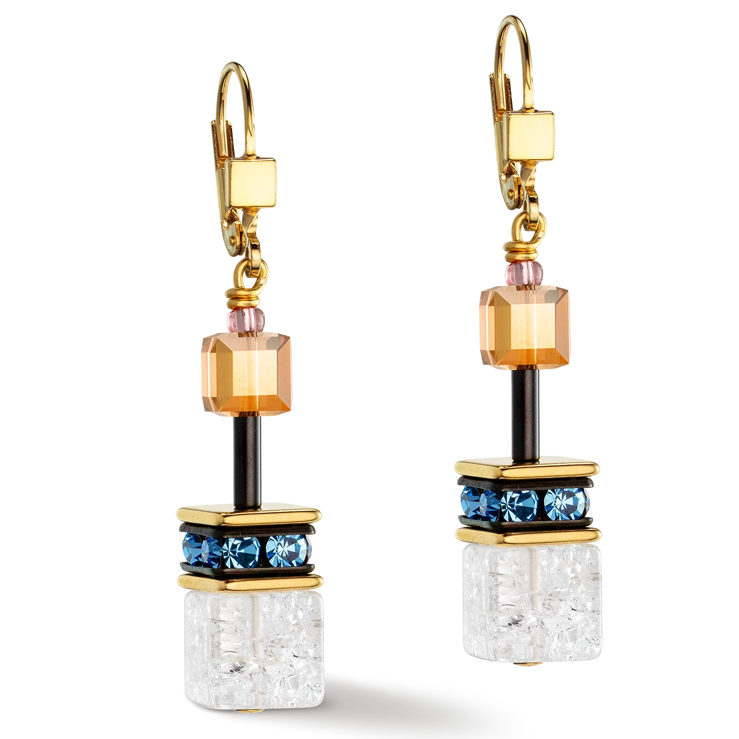 GeoCUBE® Iconic Statement Precious earrings multicolour - Image 2