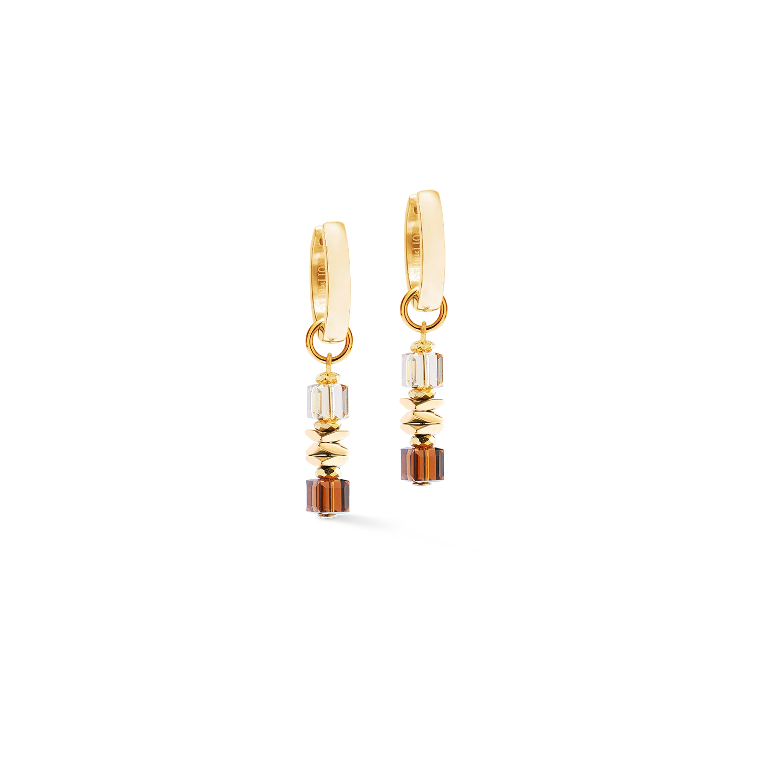 Hoop Wave Cube Flow gold-brown
