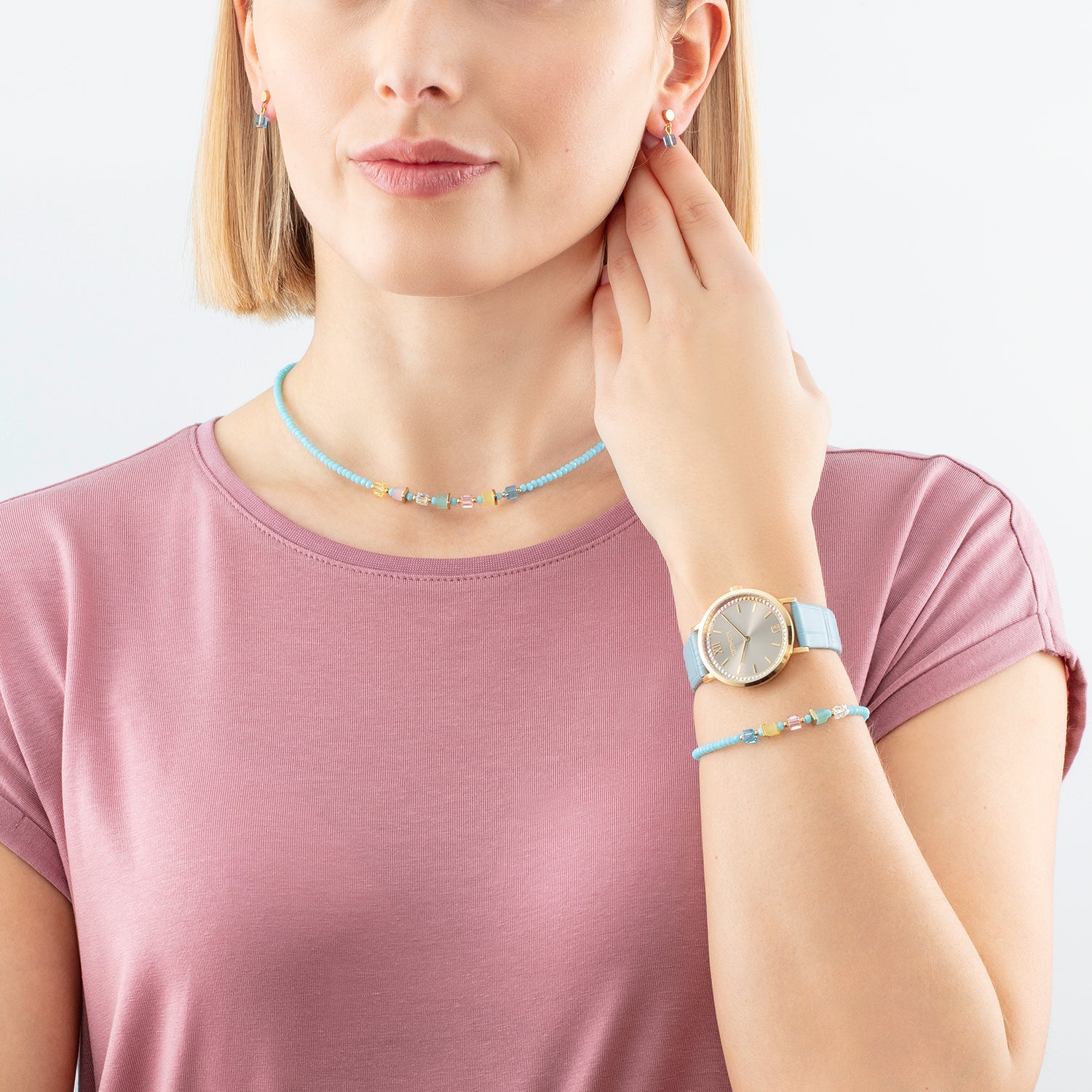 Joyful Colours bracelet turquoise-multicolour - Image 4