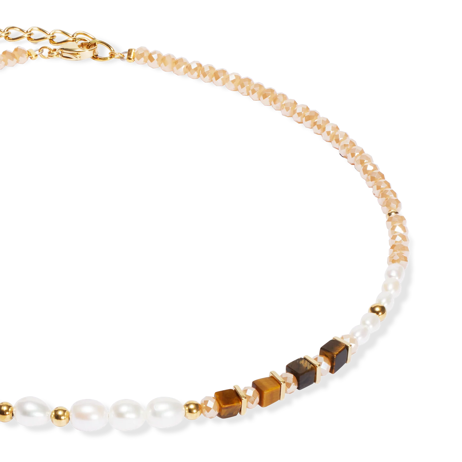 Necklace Cosmic Pearls deep gold - Image 2