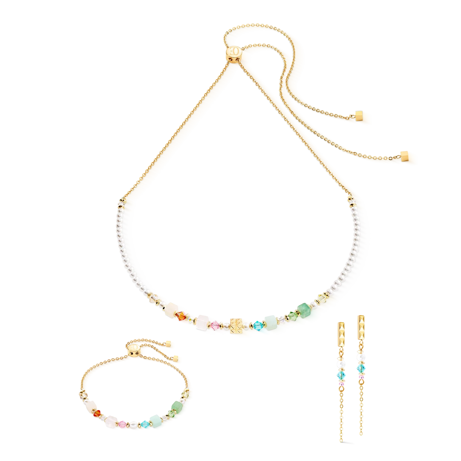 Necklace Cube Princess Fusion Blossom gold - Image 3