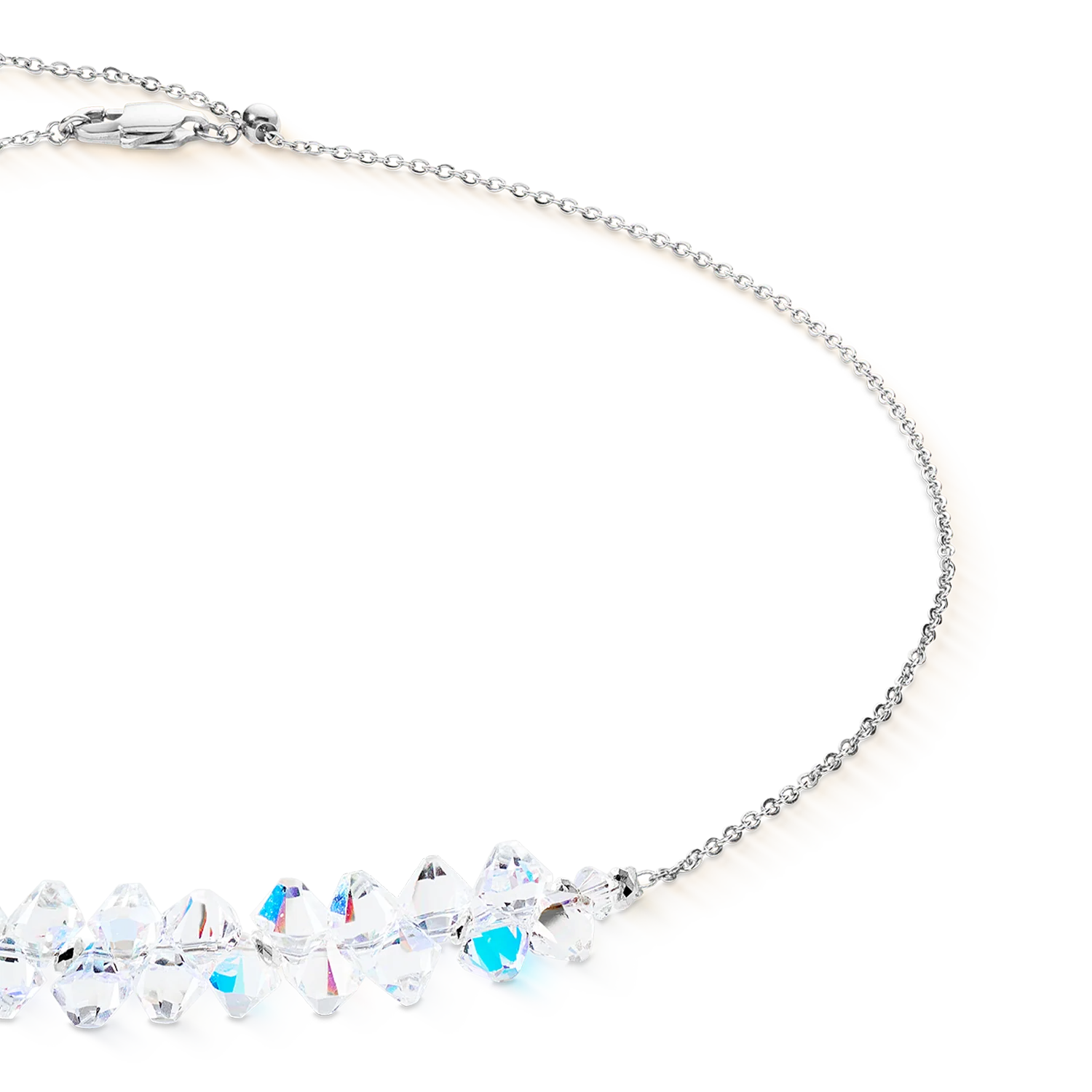 Necklace Dancing Crystals Pure silver-crystal - Image 2