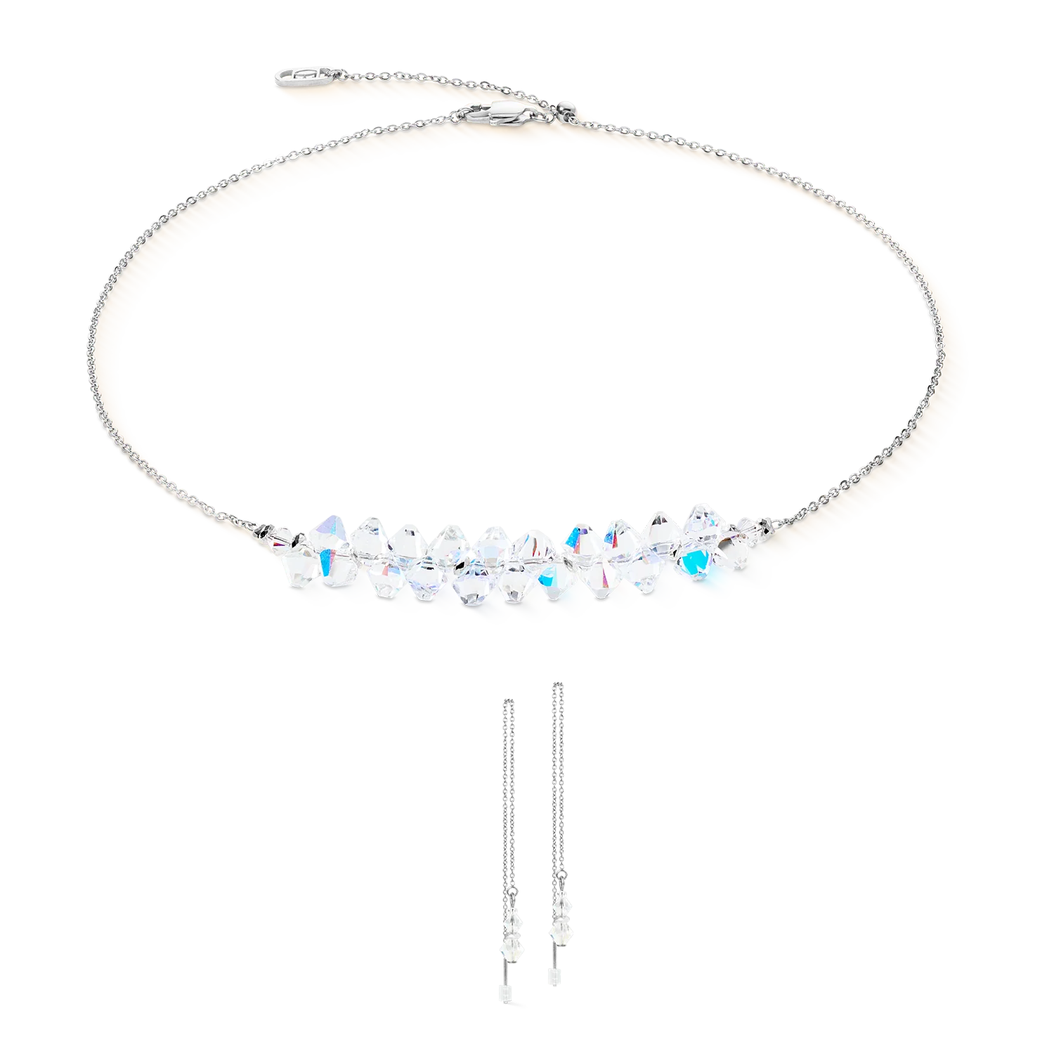 Necklace Dancing Crystals Pure silver-crystal - Image 3