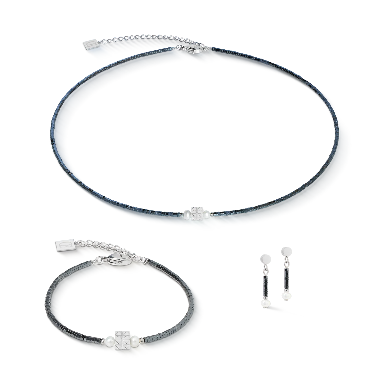 Necklace Edge & Grace anthracite-silver - Image 3