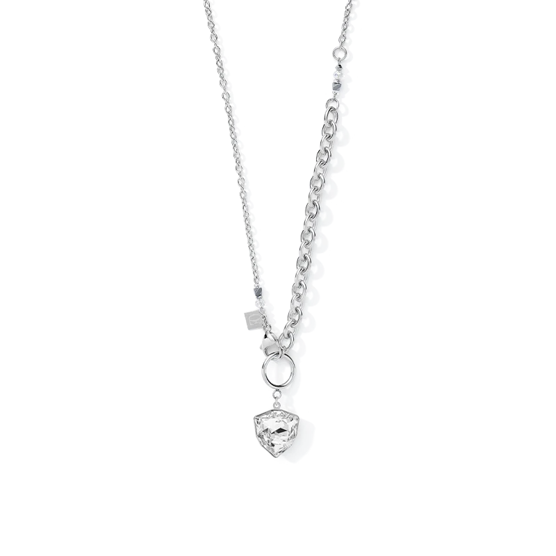 Necklace Magic crystal & chunky chain crystal
