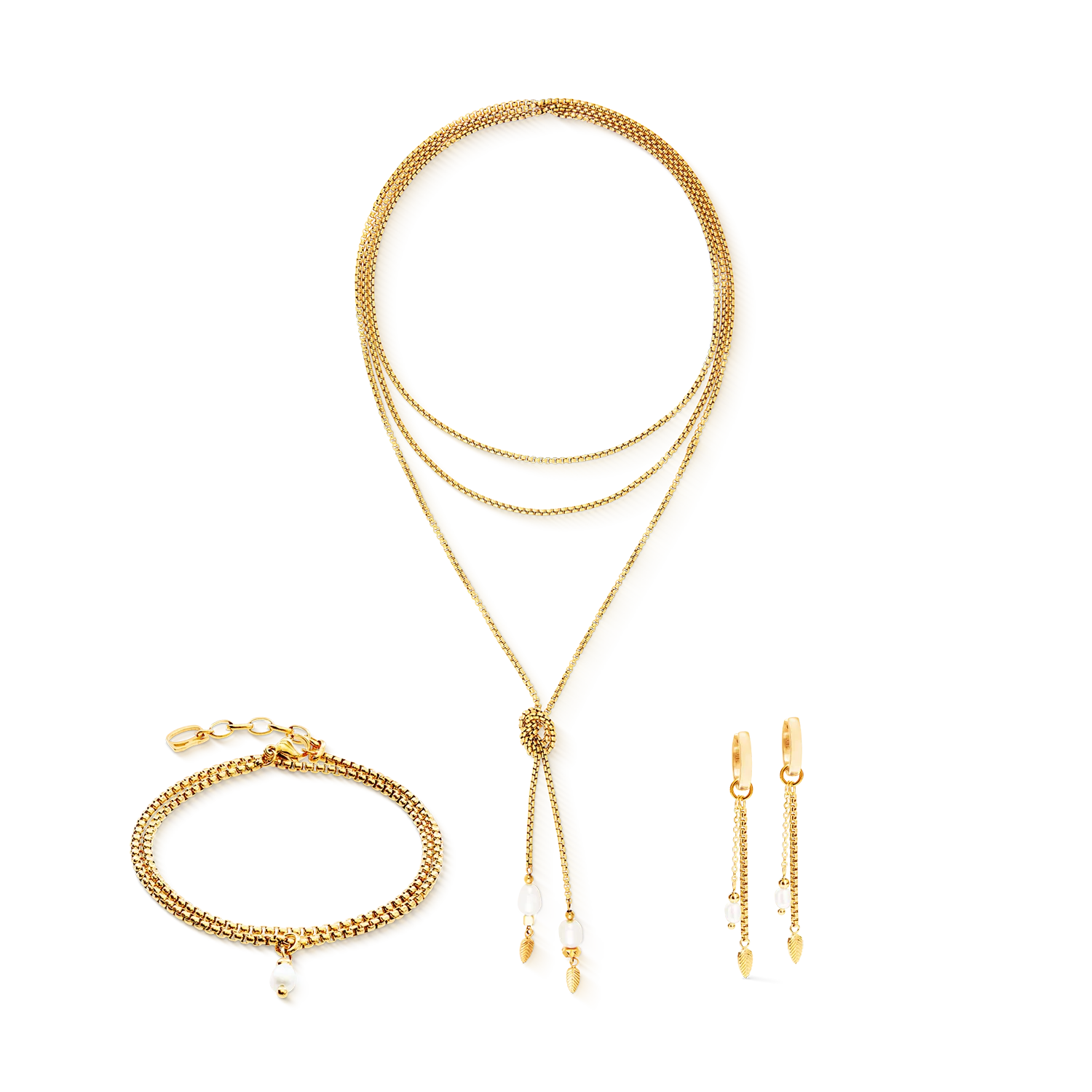 Necklace Serene Knot Chain gold - Image 3