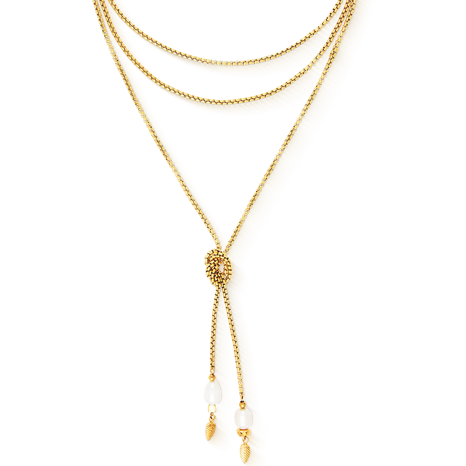 Necklace Serene Knot Chain gold - Image 4