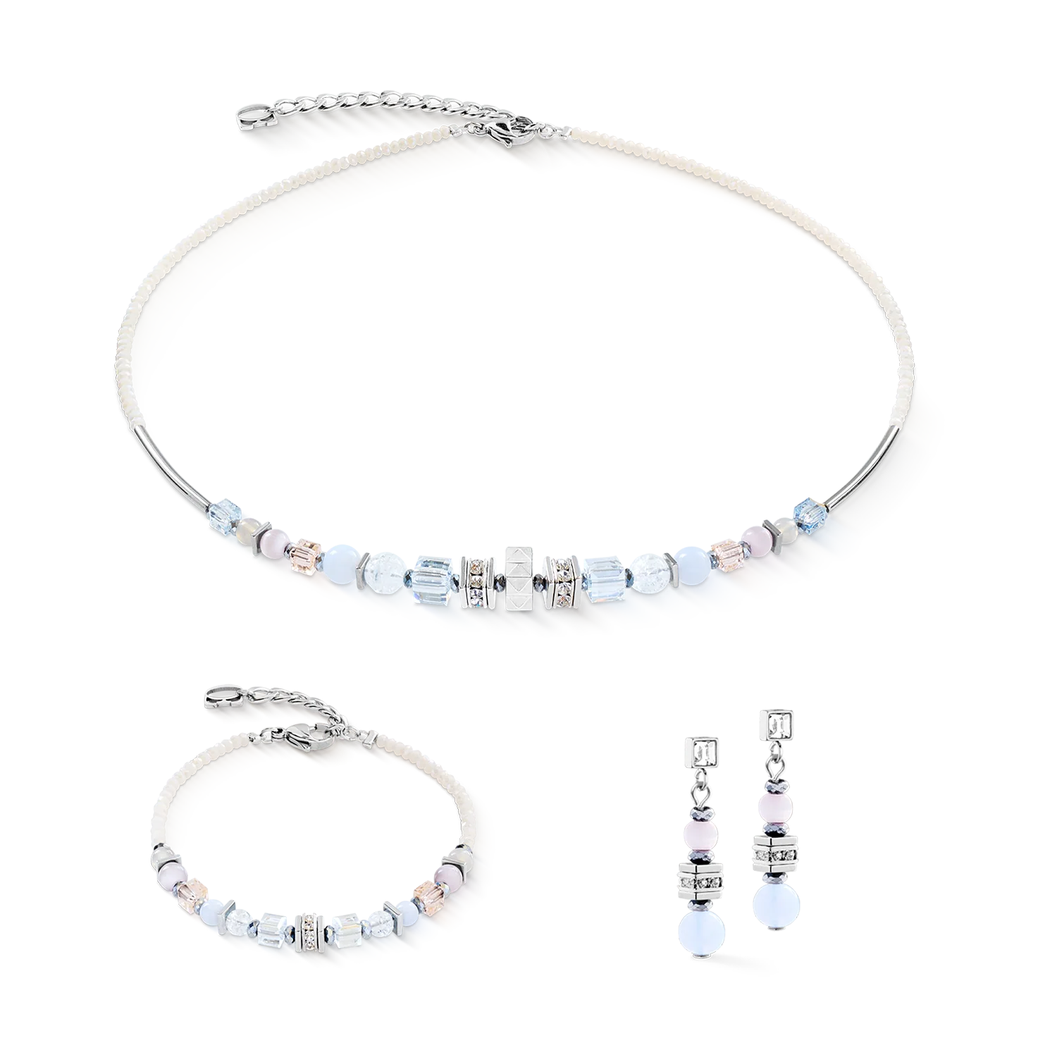 Necklace Shape Mix Nexus silver-pastel - Image 3