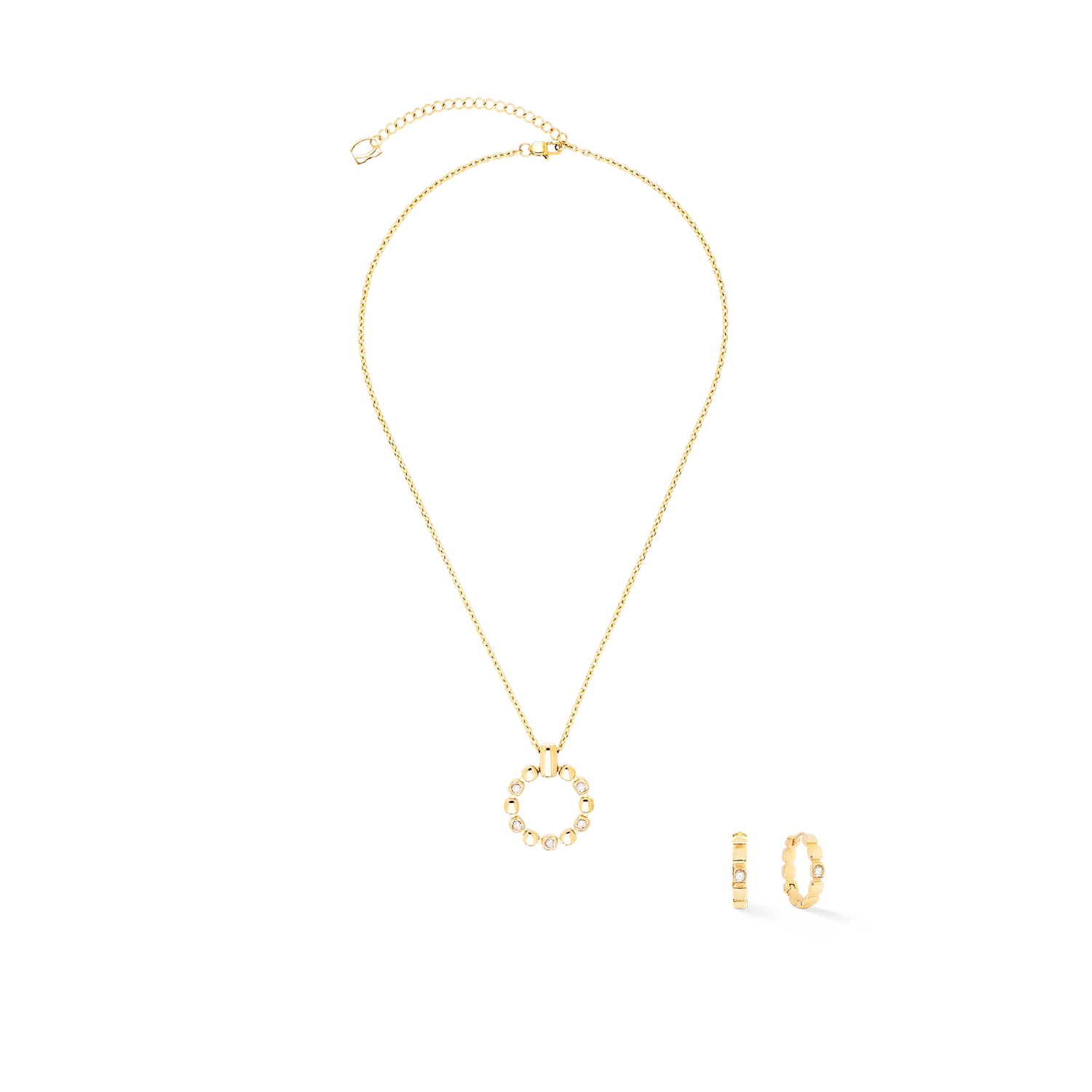 Necklace Soft Cube Circle Glow gold - Image 3