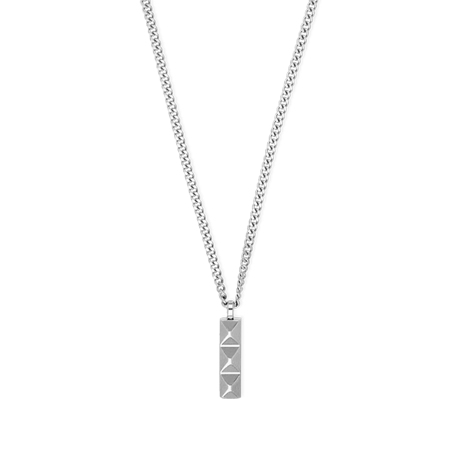 Necklace Spikes Trio Bar silver - Image 2