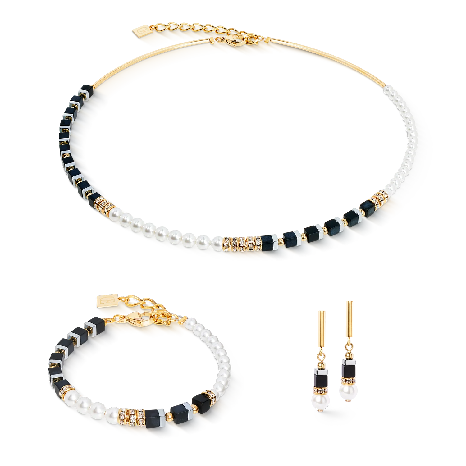 Precious Fusion Offset earring black-pearl - Image 3