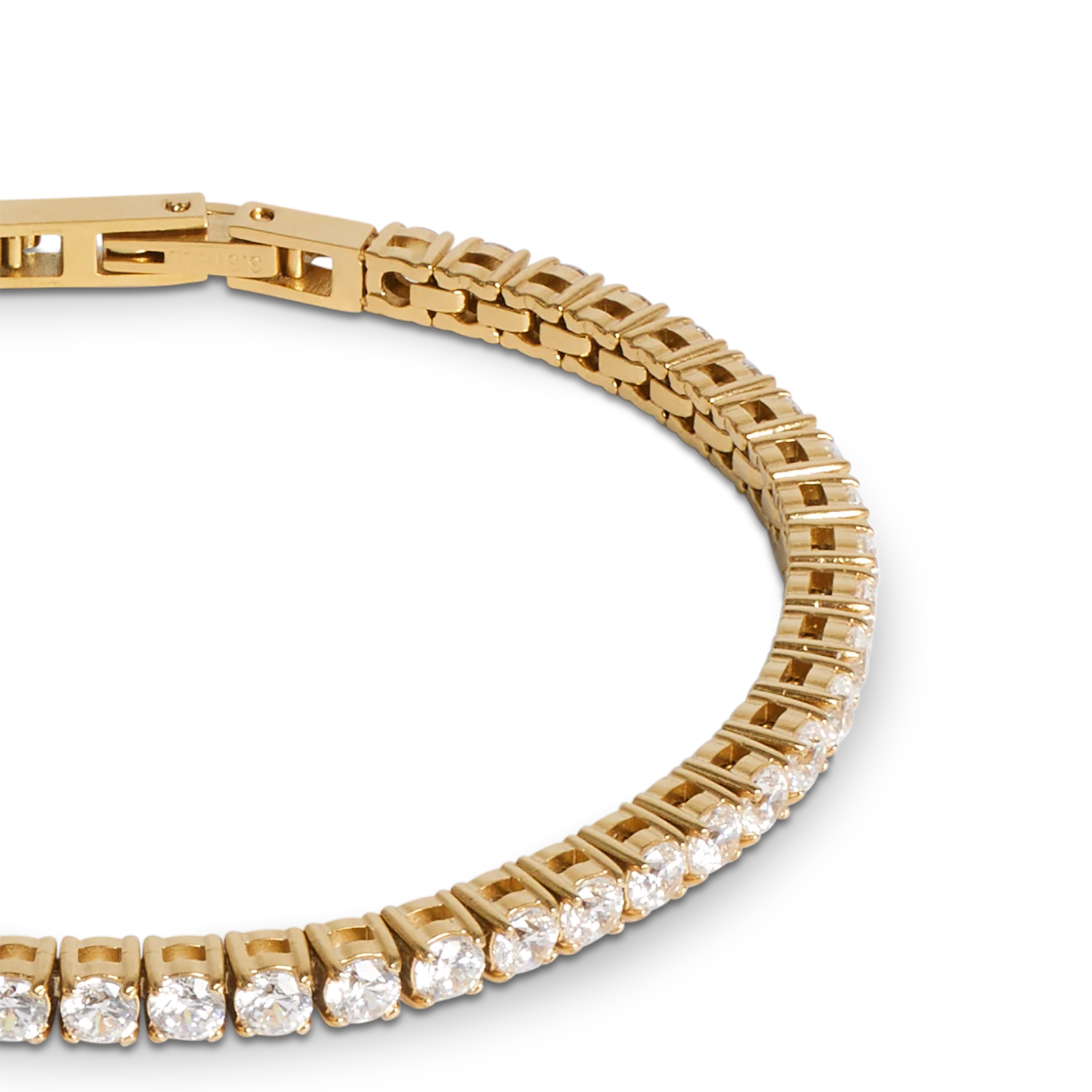 Tennis bracelet gold-crystal - Image 2
