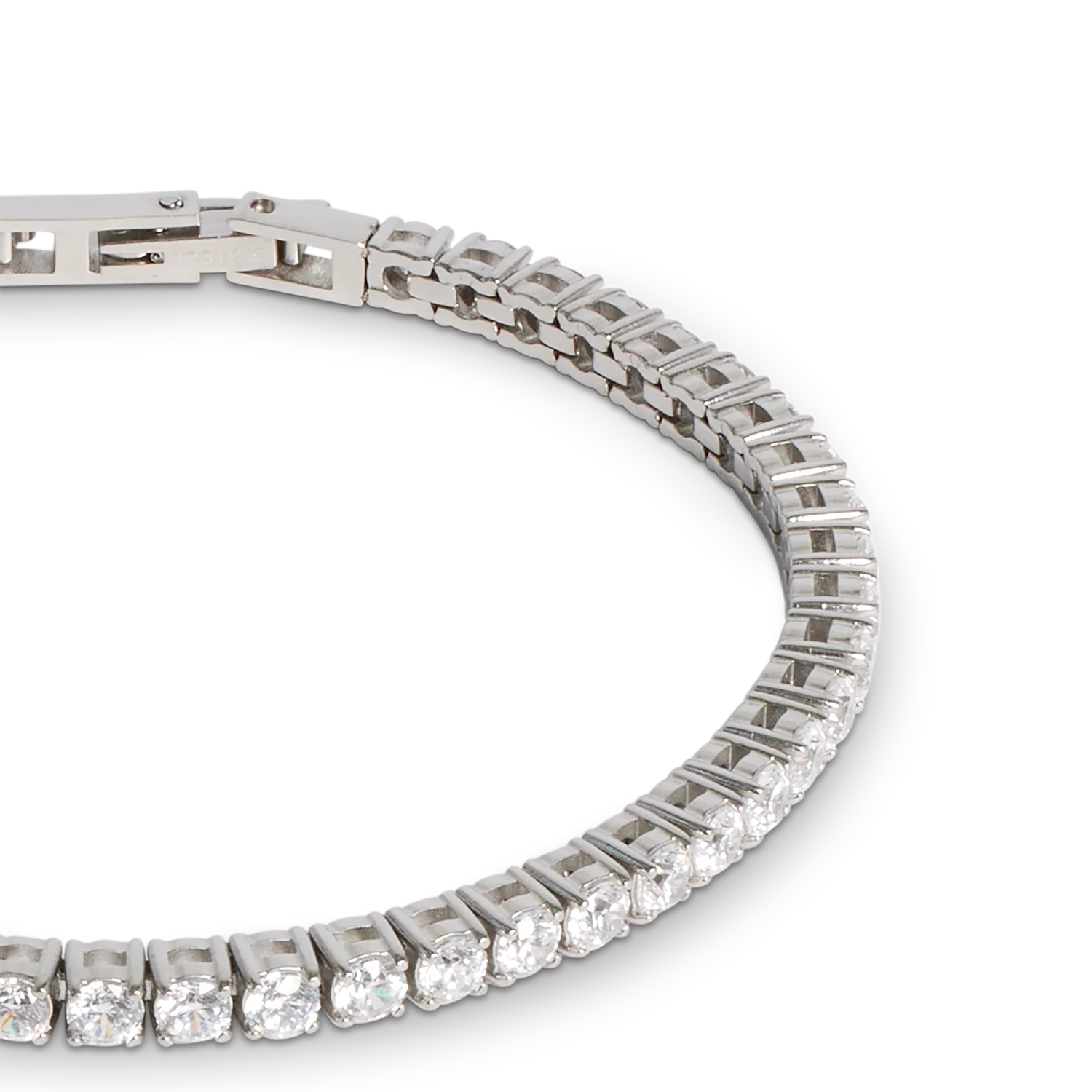 Tennis bracelet silver-crystal - Image 2