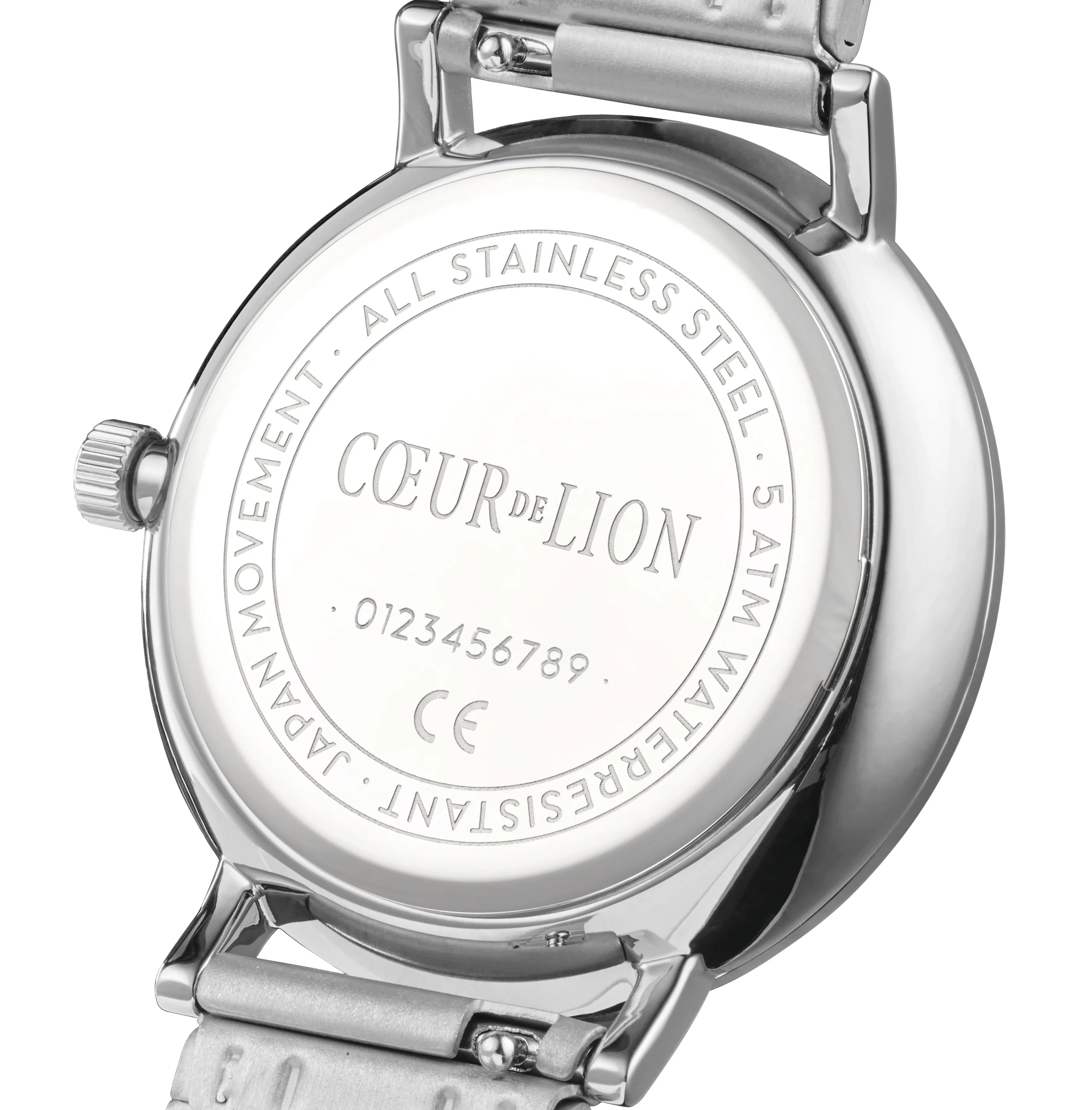 Watch Round Mother-of-Pearl Milanaise Stainless Steel Silver - Image 5